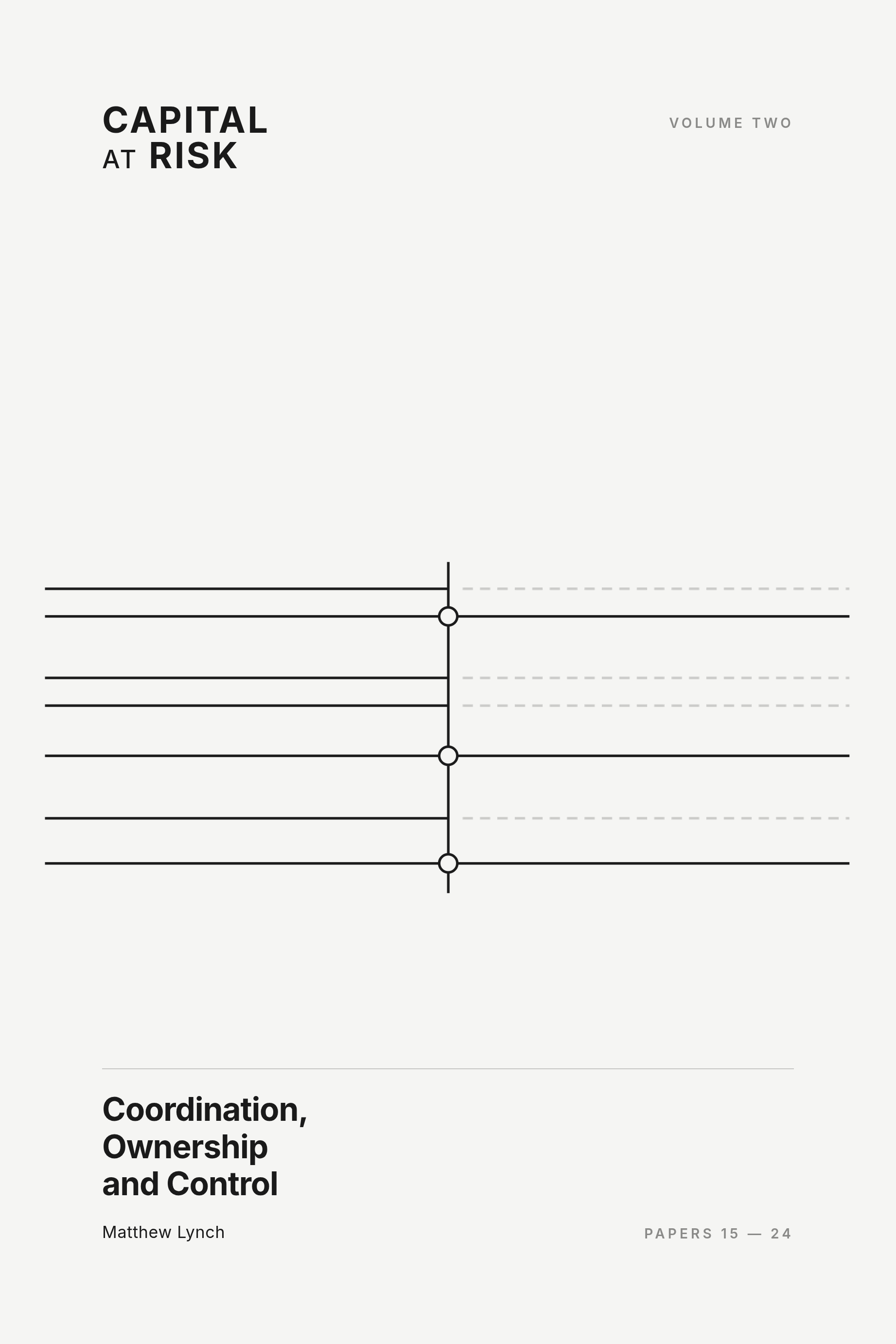 Cover of Capital at Risk, Volume II